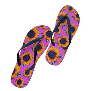 🔥5 FOR $25🔥 NWOT Sunflower Flip Flops, Hot Pink, Size 8